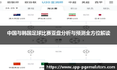 中国与韩国足球比赛亚盘分析与预测全方位解读