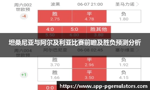 坦桑尼亚与阿尔及利亚比赛前瞻及胜负预测分析